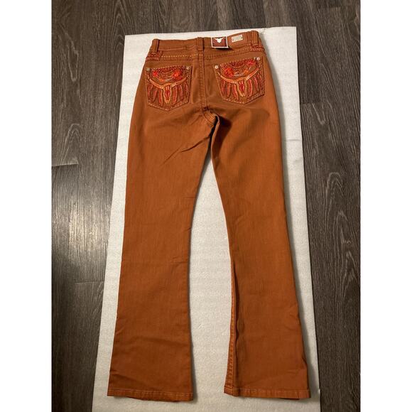 Western Blue Los Angeles Bootcut Jeans 7/30 NEW Cowgirl Festival Hippie Y2K - Picture 4 of 12